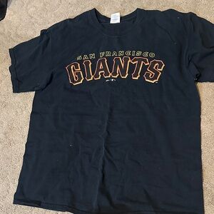 Black San Francisco Giants Short Sleeve Tee